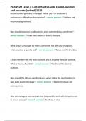 PGA PGM Level 3 3&period;0 Full Study Guide Exam Questions and answers &lpar;solved&rpar; 2023&period;