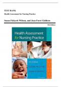 Test Bank - Health Assessment for Nursing Practice&comma; 5th Edition &lpar;Wilson&comma; 2013&rpar;&comma; Chapter 1-24 &vert; All Chapters