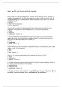 MVU NURS 620 Exam 4 Study Review