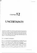 uncertainity
