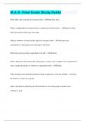 M&period;A&period;A&period; Final Exam Study Guide &vert; Questions with 100&percnt; Correct Answers &vert; Verified