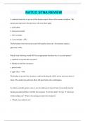 NATCO STNA REVIEW &vert; 79 Questions with 100&percnt; Correct Answers &vert; Verified &vert; 32 Pages