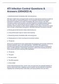 ATI Infection Control Questions & Answers (GRADED A)