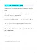 VETT 130 Exam II 4-7 Wks &vert; 47 Questions with 100&percnt; Correct Answers &vert; Verified