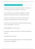 TACP Schoolhouse Block 1 &vert; 75 Questions with 100&percnt; Correct Answers &vert; Verified