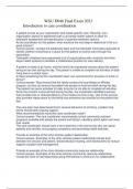   WGU D046 Final Exam 2023         Introduction to care coordination