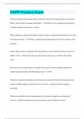 CAPP Practice Exam &vert; 165 Questions with 100&percnt; Correct Answers &vert; Verified &vert; 25 Pages