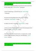 Civil Engineering Exam Questions and Answers Latest 2023 GRADED A&plus;