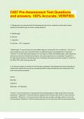 C857 Pre-Assessment Test Questions  and answers&comma; 100&percnt; Accurate&comma; VERIFIED&period;