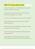 WGU C773 Exam Study Guide &vert; 53 Questions with 100&percnt; Correct Answers &vert; Verified &vert; Latest Update