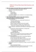 NURS 2115 Neuro Meta Study Guide Questions with Answers,100% CORRECT