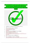 HESI CHEMISTRY V1&sol;V2 Exam with Questions and  Correct Answers Updated 2023-2024 Latest  Recent Versions&sol; HESI Chemistry Exam 2023-2024  Version
