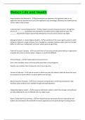 Webce Life and Health&vert; 281 questions with 100 &percnt; correct answers &vert; verified&vert; latest 2023