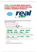 NEW&excl;&excl;&excl; &lpar;NGN&rpar;ATI MED SURG NCLEX LATEST EXAM WITH QUESTIONS AND CORREC ANSWERS GRADED A 