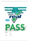 NURS 6568 Week 8 Comprehensive Practice EXAM VERSION 2 2023-2024 THIS SEMESTER VERIFIED 100&percnt; GENUINE