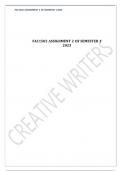 FAC1502 ASSIGNMENT 2 OF SEMESTER 1 2023