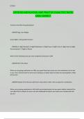 CERTIFIED MEDICATION AIDE PRACTICE EXAM TEST RATED 100&percnt; CORRECT