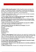 Amazon Cloud Practitioner Certification Exam Questions and Answers 2023 &vert; 100&percnt;Correct Answers