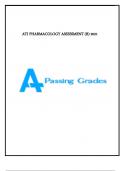 ATI PHARMACOLOGY ASSESSMENT &lpar;B&rpar; 2021 