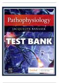 Pathophysiology 7th Edition Jacquelyn Banasik Test Bank ALL CHAPTERS