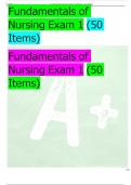  Nurseslabs 4/26 Fundamentals of Nursing Exam 1 