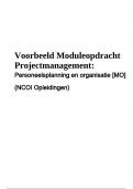 Voorbeeld Moduleopdracht Projectmanagement&colon; Personeelsplanning en organisatie &lbrack;MO&rsqb; 