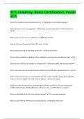 3CX Academy&comma; Basic Certification&comma; Install 3CX&vert; 34 Questions with 100 &percnt; correct Answers &vert; Verified