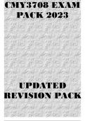CMY3708 Exam PACK 2023