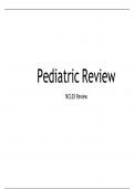 NCLEX pediatric review Comprehensive Review