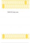 TMN3705 Study notes