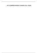 ATI COMPREHENSIVE EXAMS FULL PACK
