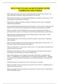 WGU C963 EXAM&vert; 144 QUESTIONS&vert; WITH COMPLETE SOLUTIONS