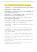 WGU C963 COMPLETE SOLUTIONS&ndash; Amendments- With Complete Solutions