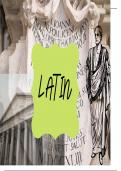 Presentación dinámica de los contenidos ebau de Latin 