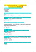 171 Biochemistry Exam 1 Questions with correct answers 2023&sol;2024