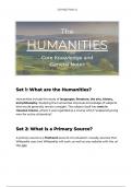 Learn Humanities! Core Knowledge and Important Notes
