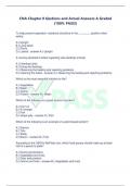 CNA Chapter 8 Qestions and Actual Answers A Graded &lpar;100&percnt; PASS&excl;&rpar;  