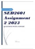 SED2601 Assignment 2 2023