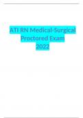 ATI RN Medical-Surgical Proctored Exam 2022