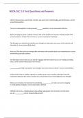NCOA DLC 2&period;0 Test Questions and Answers
