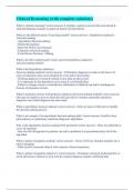 Clinical Reasoning &lpar;with complete solutions&rpar;