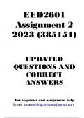 EED2601 Assignment 2 (CORRECT ANSWERS) 2023 (385151)