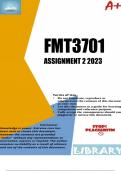 FMT3701 Assignment 2 (COMPLETE ANSWERS) 2023