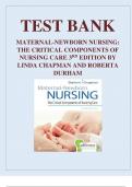 Test Bank&colon; Maternal-Newborn Nursing&colon; The Critical Components of Nursing Care&comma; 3rd Edition&comma; Roberta Durham&comma; Linda Chapman