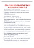 JNCIA-JUNOS  EXAM STUDY GUIDE  WITH 100&percnt; CORRECT ANSWERS&period;