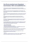 Can fit pro practical exam Questions And Answers 100&percnt; Correct&lpar;RATED A&plus;&rpar;