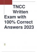 TNCC Written Exam 2023 Questions and Answers &ndash; All Correct&period;