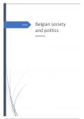 Belgian Society and Politics summary