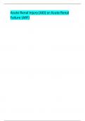 Acute Renal Injury &lpar;AKI&rpar; or Acute Renal  Failure &lpar;ARF&rpar;
