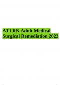 ATI RN Adult Medical Surgical Remediation 2023